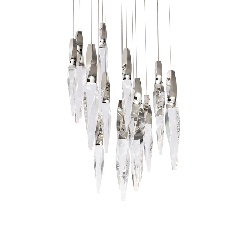 Schonbek Beyond BPD13215-PN LED Pendant, Polished Nickel