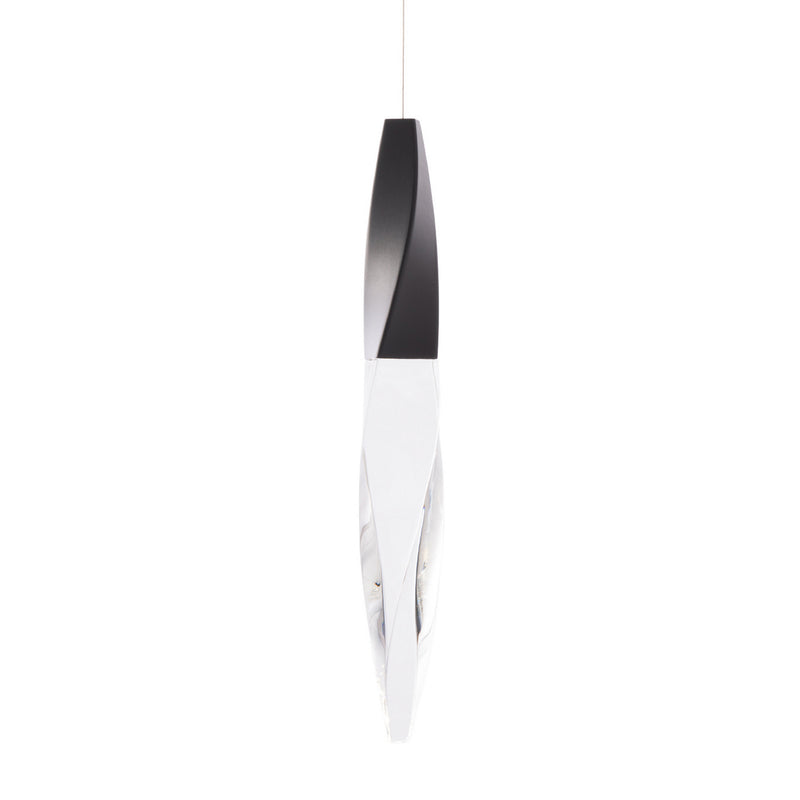Schonbek Beyond BPD13218-BK LED Mini Pendant, Black