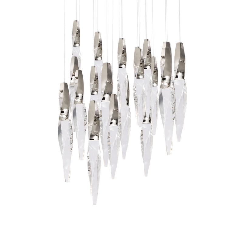 Schonbek Beyond BPD13221-PN LED Pendant, Polished Nickel