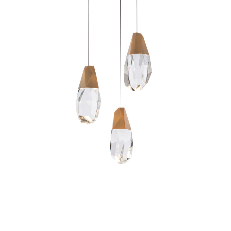 Schonbek Beyond BPD20203O-AB LED Pendant, Aged Brass
