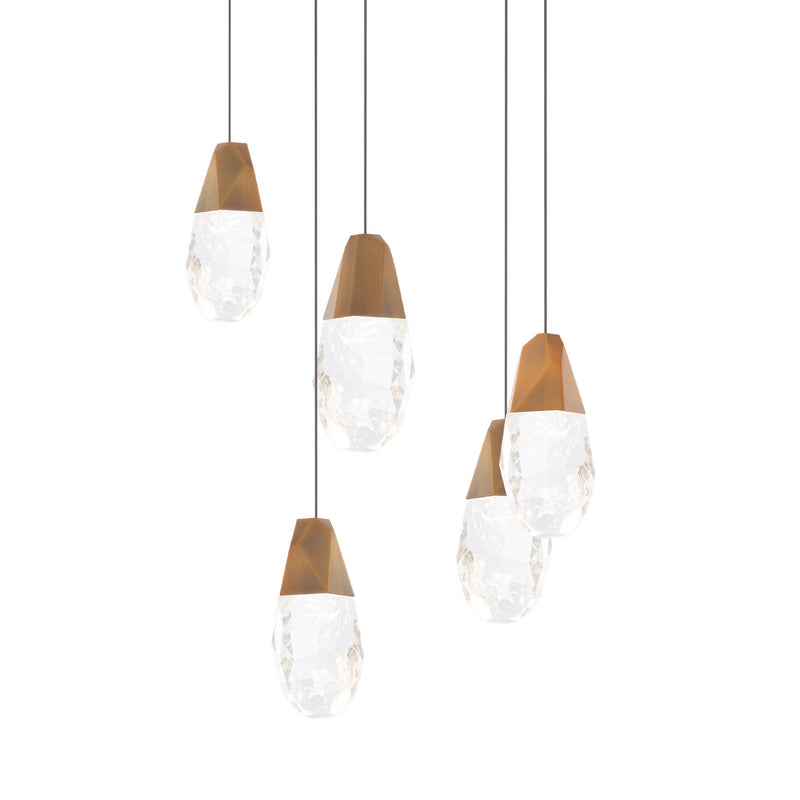 Schonbek Beyond BPD20205OH-AB LED Chandelier, Aged Brass