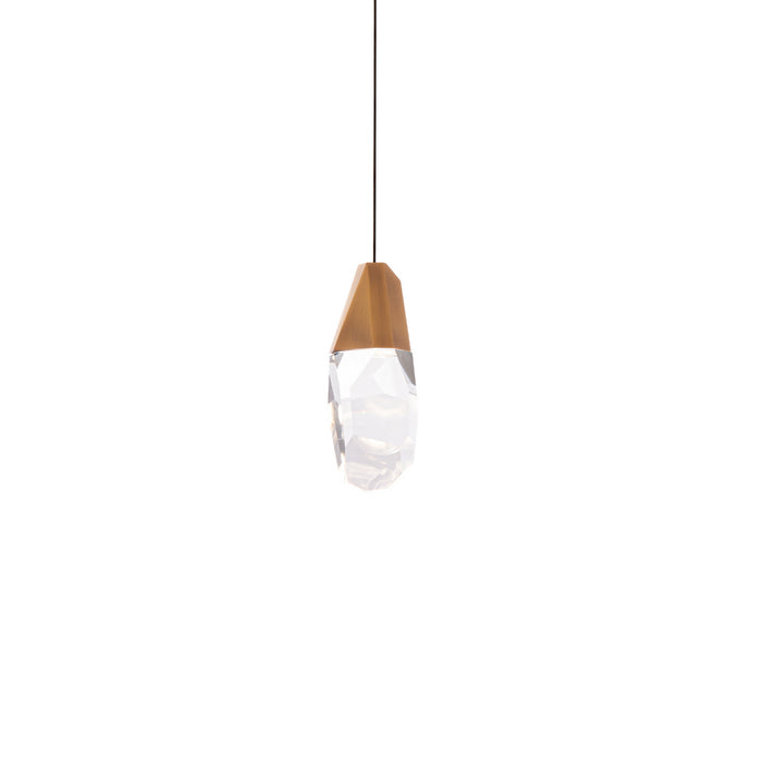Schonbek Beyond BPD20207O-AB LED Mini Pendant, Aged Brass