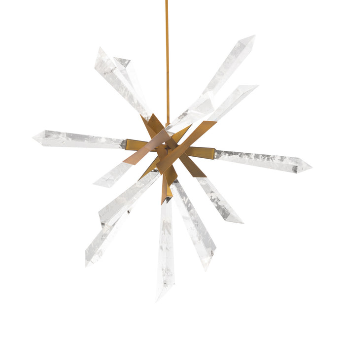 Schonbek Beyond BPD31236-AB LED Pendant, Aged Brass