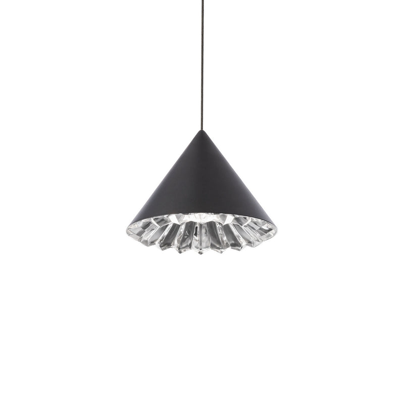 Schonbek Beyond BPD34208-BK LED Mini Pendant, Black