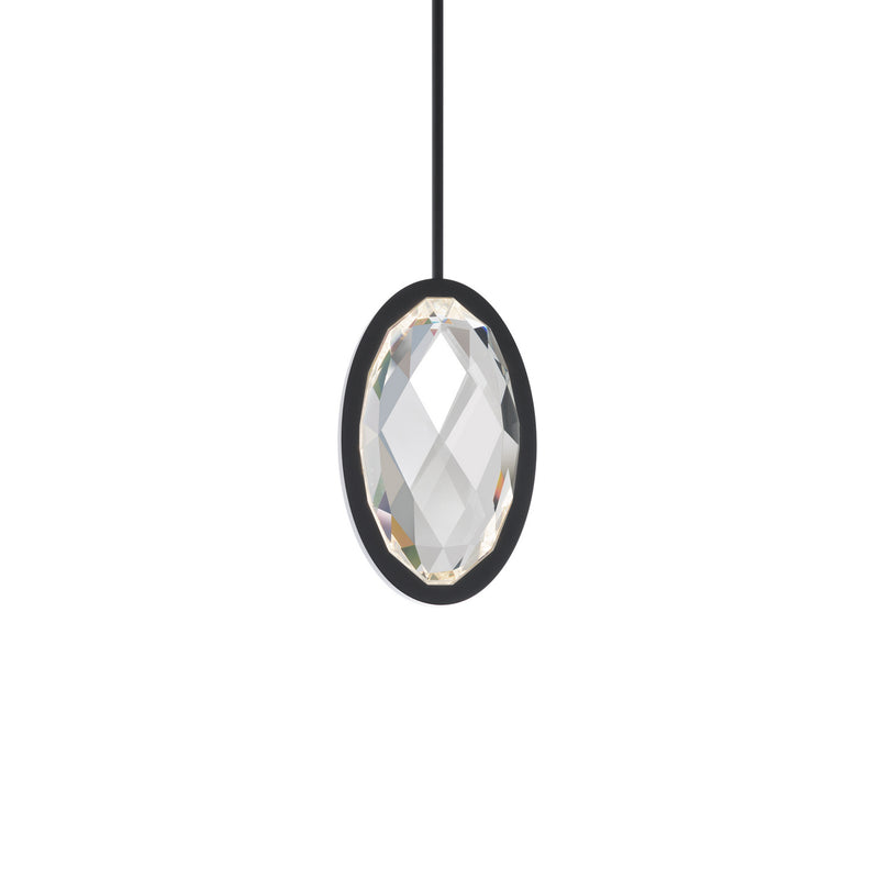 Schonbek Beyond BPD38210-BK LED Mini Pendant, Black