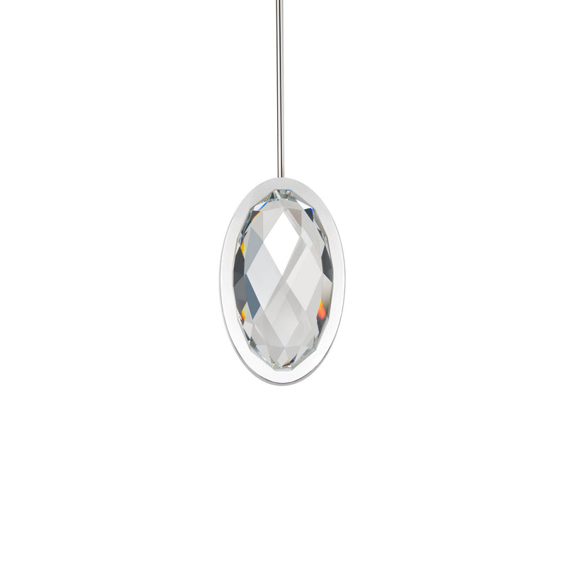 Schonbek Beyond BPD38210-PN LED Mini Pendant, Polished Nickel