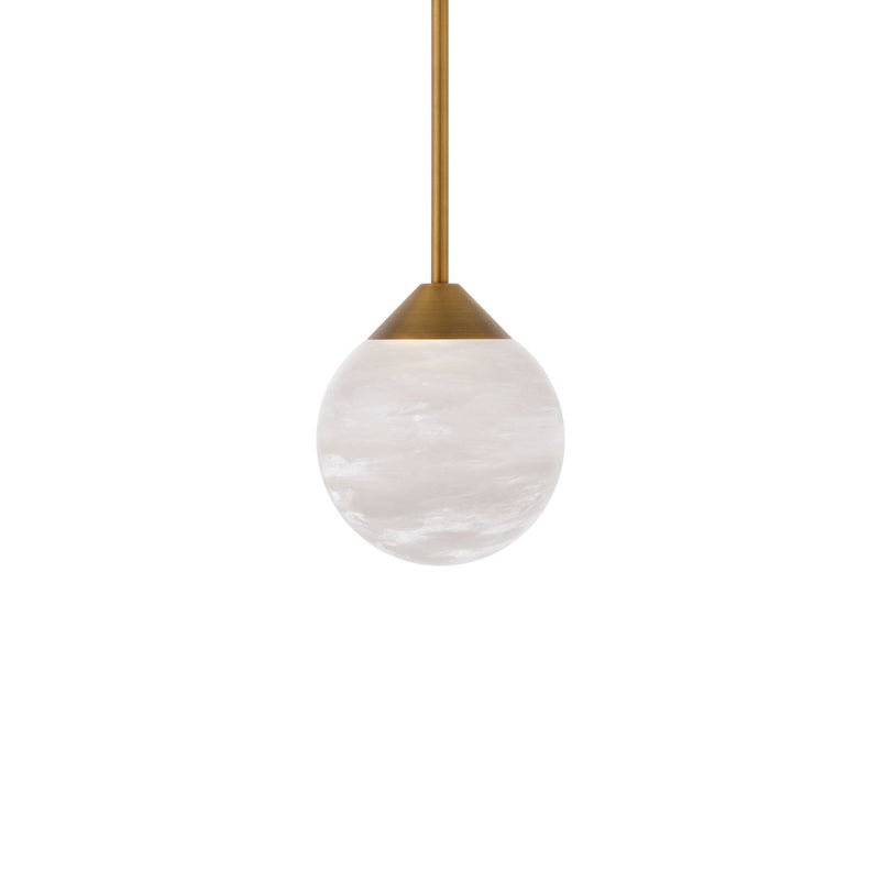Schonbek Beyond BPD40206-AB LED Mini Pendant, Aged Brass