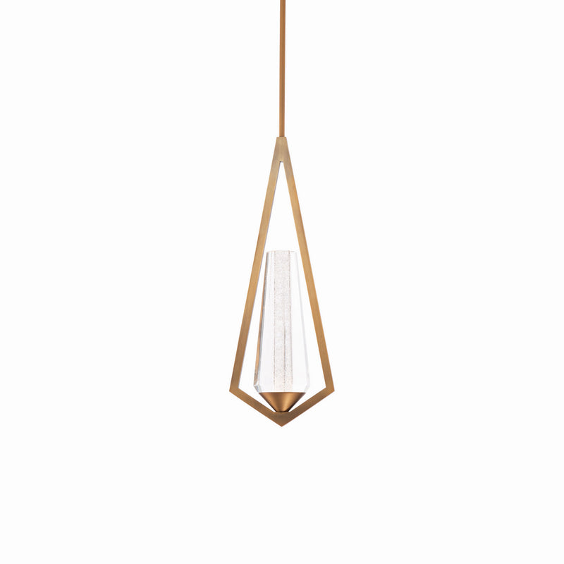 Schonbek Beyond BPD66218-AB LED Mini Pendant, Aged Brass