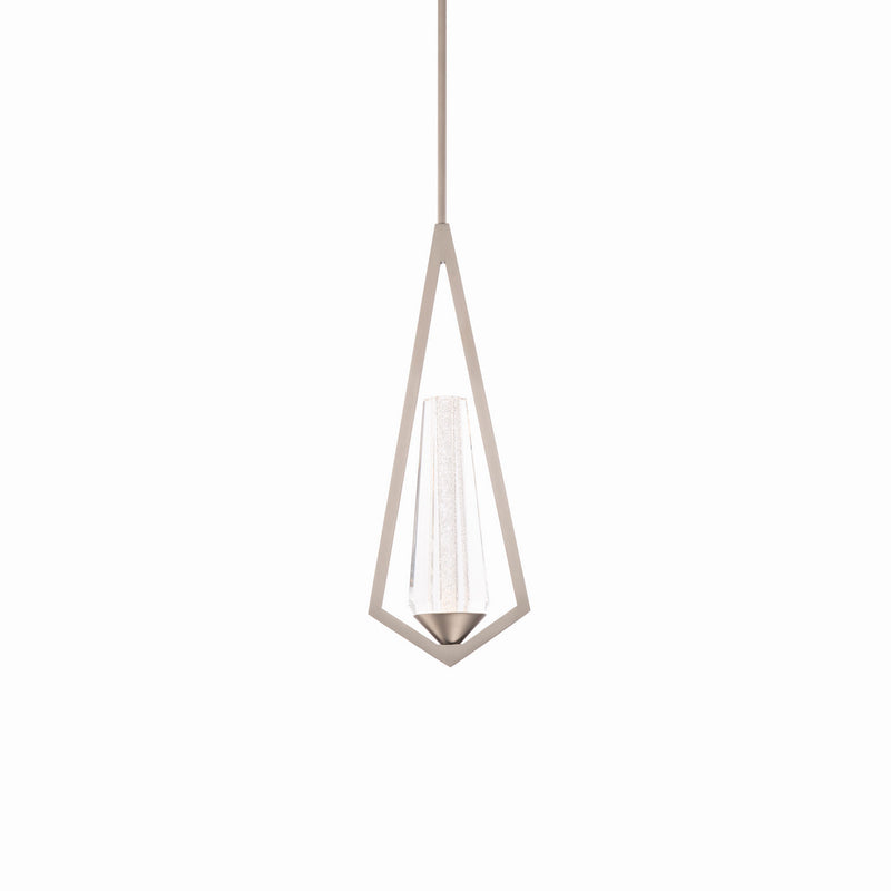 Schonbek Beyond BPD66218-SN LED Mini Pendant, Satin Nickel