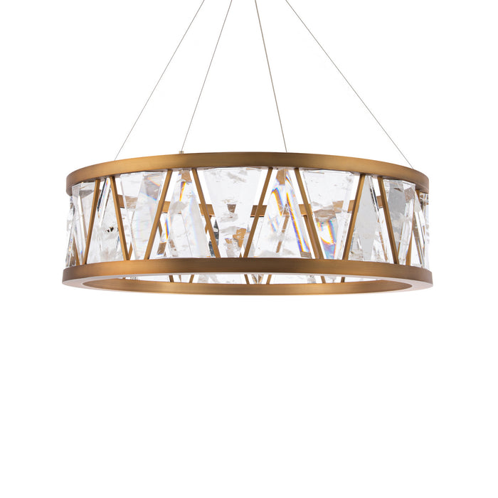 Schonbek Beyond BPD74232-AB LED Pendant, Aged Brass
