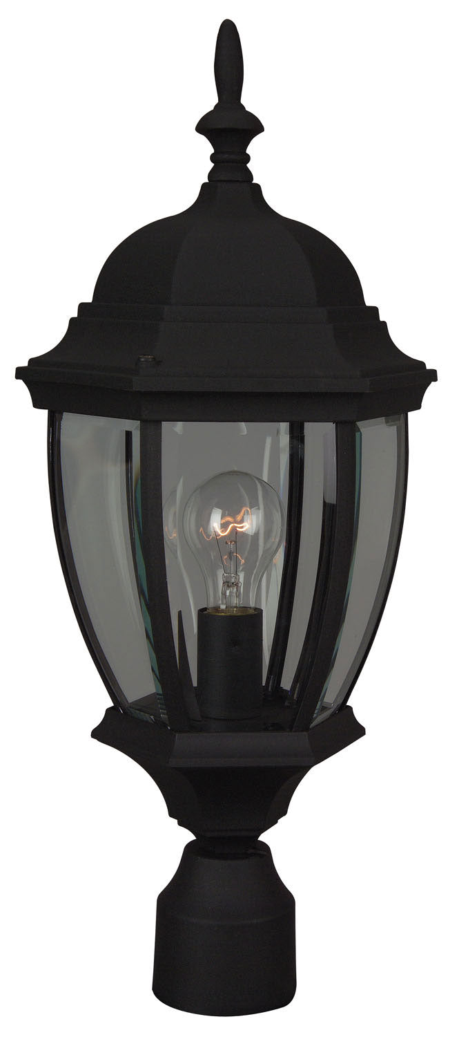 Craftmade Z285-TB One Light Post Mount, Textured Black