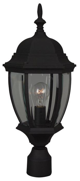 Craftmade Z285-TB One Light Post Mount, Textured Black