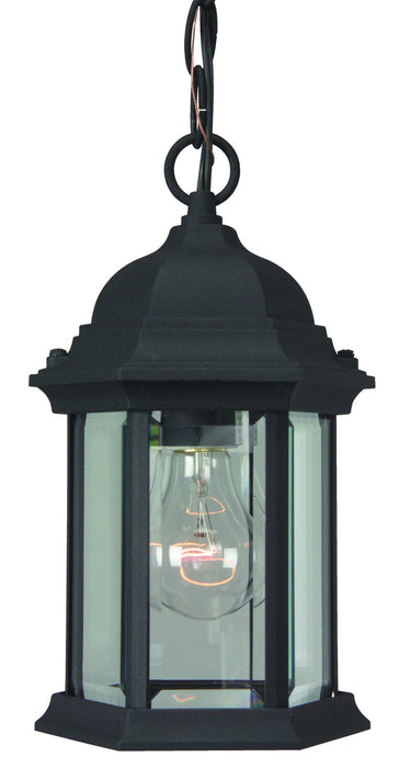 Craftmade Z291-TB One Light Outdoor Pendant, Textured Black