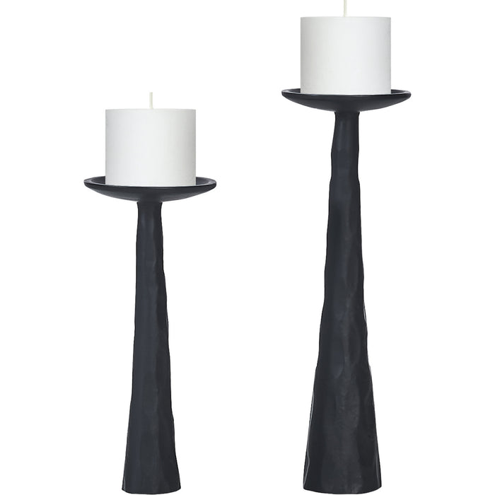 Renwil CAN181 Candle Holders, Matte Black