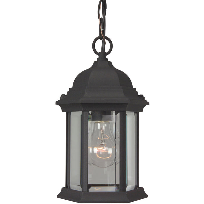Craftmade Z291-TB One Light Outdoor Pendant, Textured Black