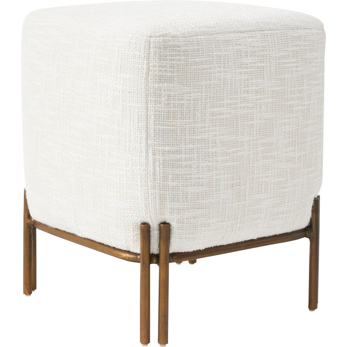 Renwil CHA078 Stool, Antique Brass