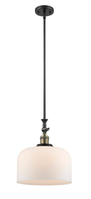 Innovations 206-BAB-G71-L One Light Mini Pendant, Black Antique Brass