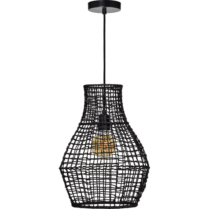 Renwil LPC4425 One Light Ceiling Fixture, Black Mesh