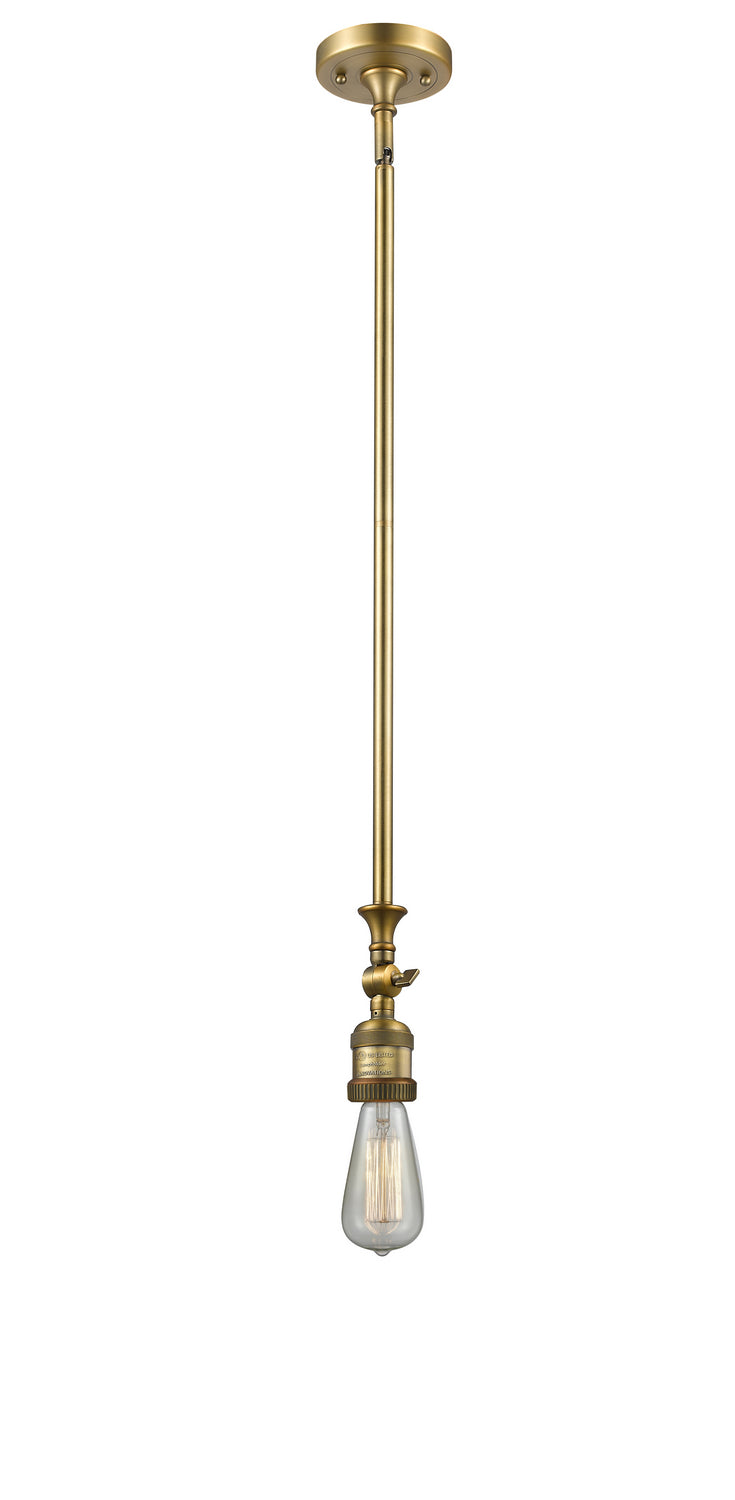Innovations 206-BB One Light Mini Pendant, Brushed Brass