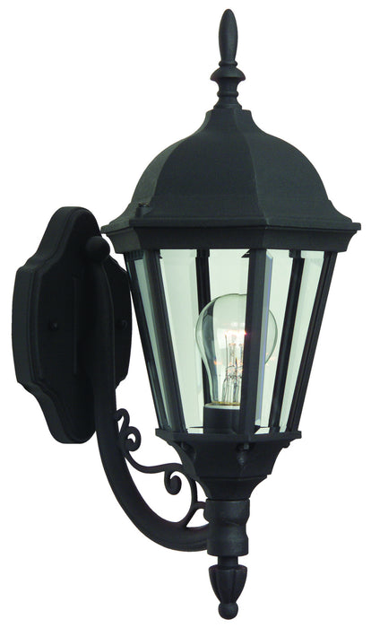 Craftmade Z317-TB One Light Wall Mount, Textured Black