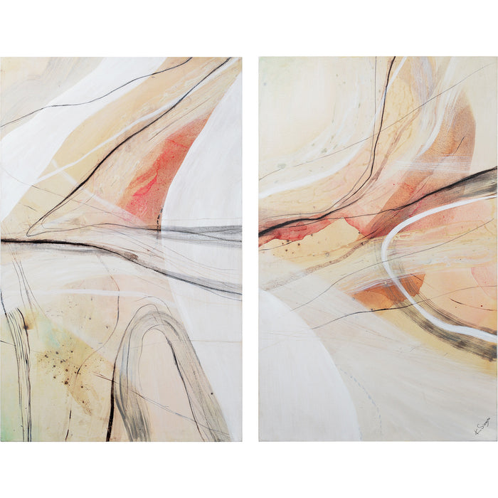 Renwil OL2066 Canvas Art, Water Color, Black Lines