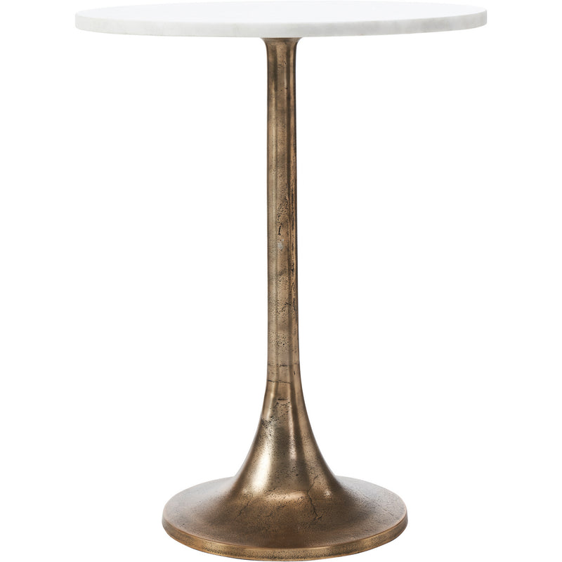 Renwil TA450 Side Table, Antique Brass