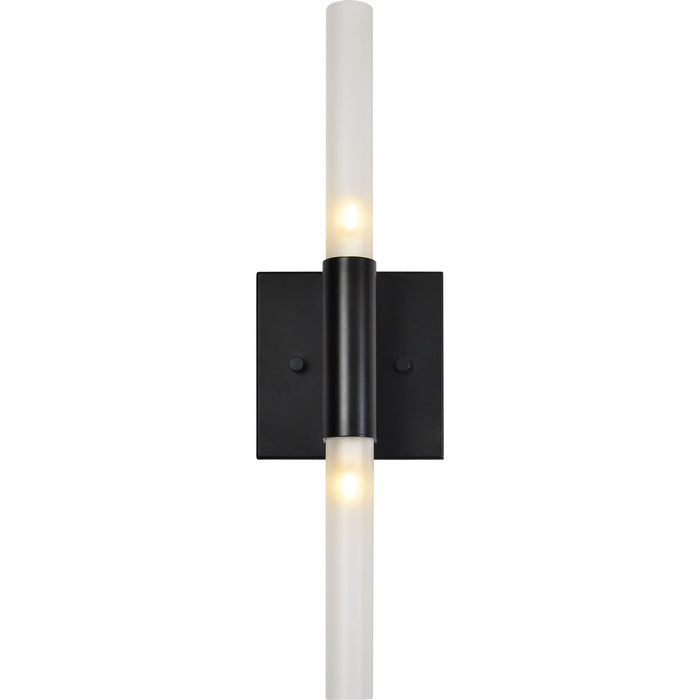Renwil WS118 Two Light Wall Sconce, Matte Black