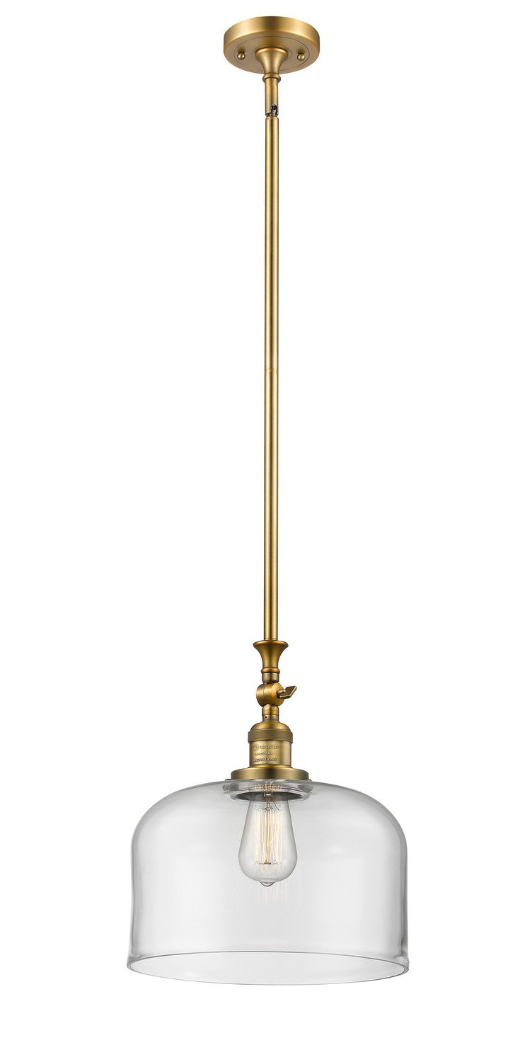 Innovations 206-BB-G72-L One Light Mini Pendant, Brushed Brass