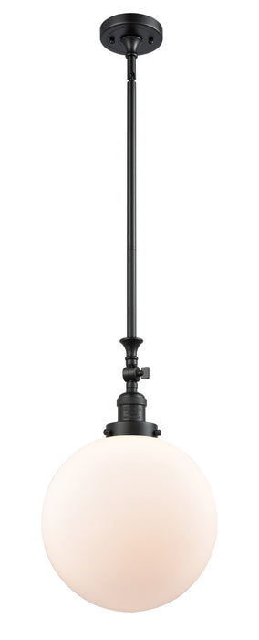 Innovations 206-BK-G201-12-LED LED Mini Pendant, Matte Black