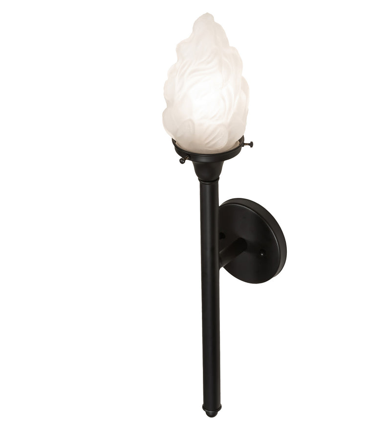 Meyda Tiffany 246580 One Light Wall Sconce, Solar Black