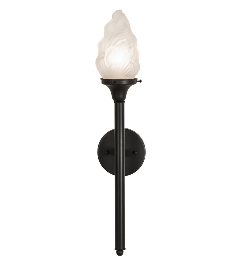 Meyda Tiffany 246580 One Light Wall Sconce, Solar Black