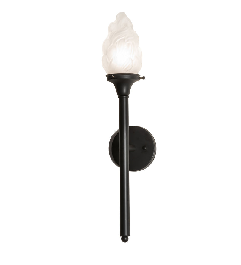 Meyda Tiffany 246580 One Light Wall Sconce, Solar Black