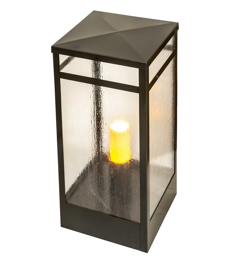 Meyda Tiffany 246629 One Light Pier Mount, Exterior Oil Rubbed Bronze