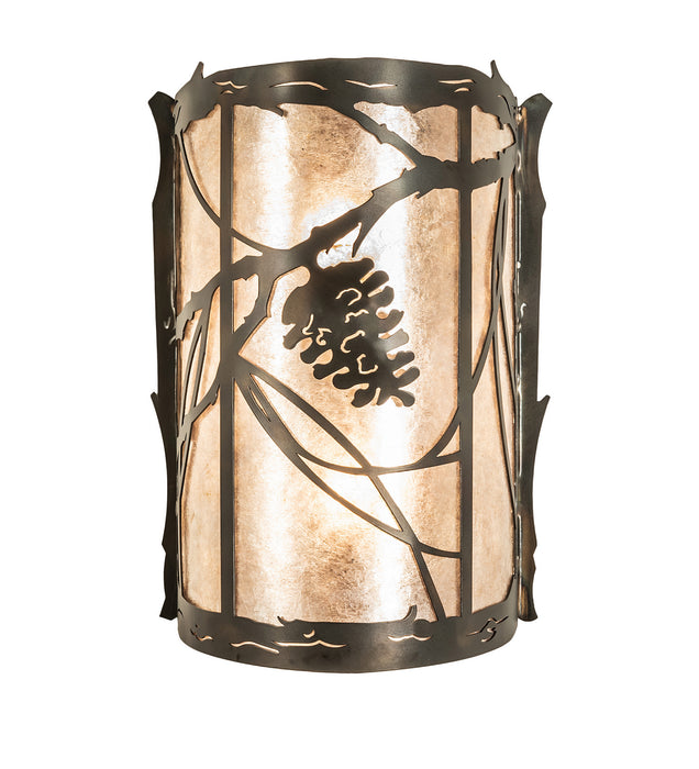 Meyda Tiffany 246792 Two Light Wall Sconce, Dark Burnished Antique Copper