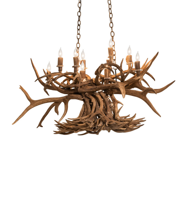 Meyda Tiffany 247232 Ten Light Chandelier, Antique Copper