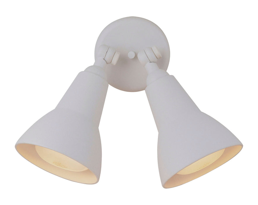 Craftmade Z402-TW Two Light Directional Bullet, Textured White
