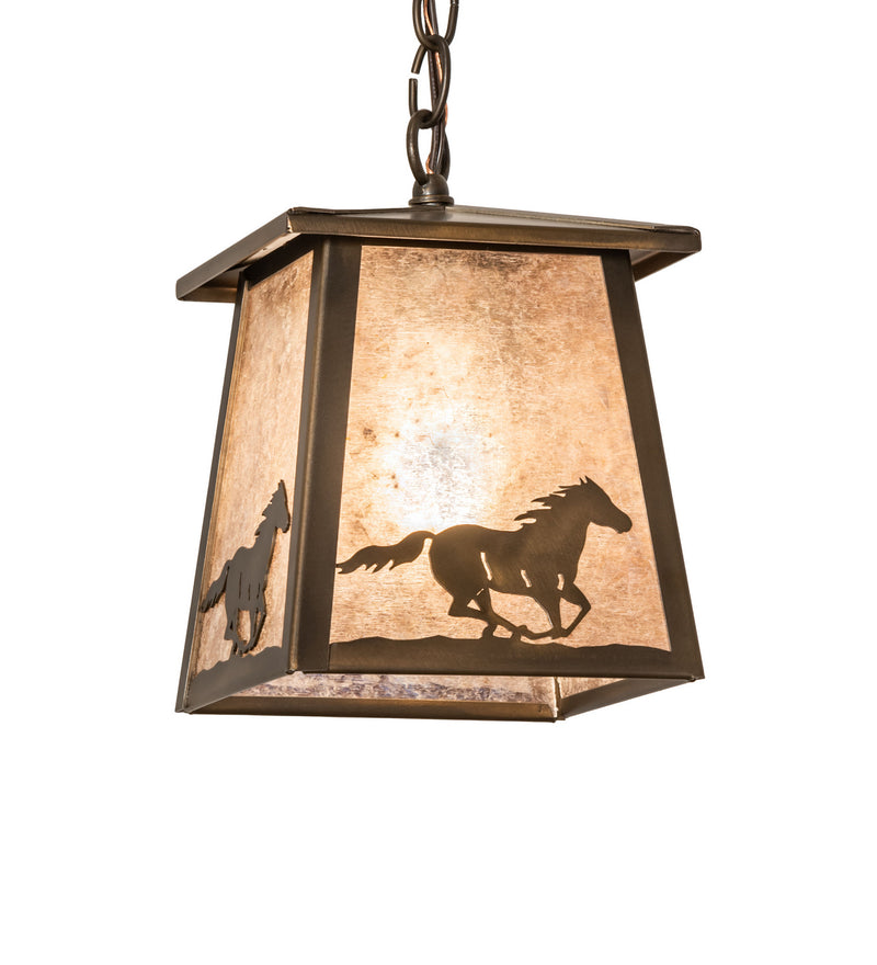 Meyda Tiffany 247428 One Light Pendant, Antique Copper