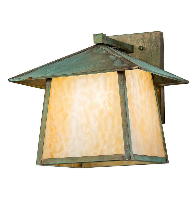 Meyda Tiffany 247826 One Light Wall Sconce, Verdigris