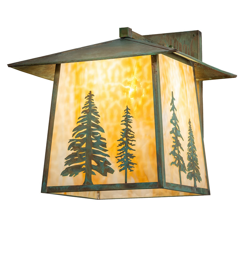 Meyda Tiffany 247827 One Light Wall Sconce, Verdigris