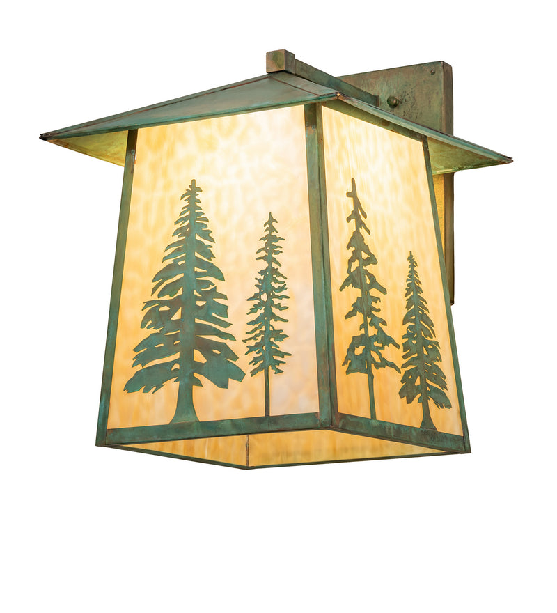 Meyda Tiffany 247829 One Light Wall Sconce, Verdigris