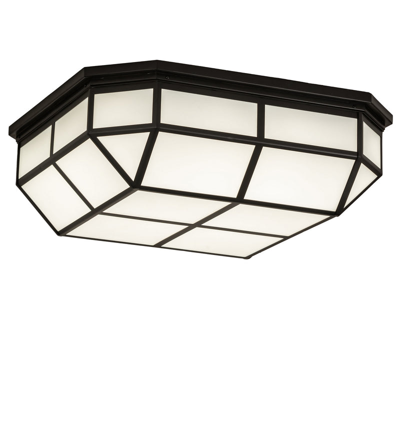 Meyda Tiffany 248121 LED Flushmount, Solar Black