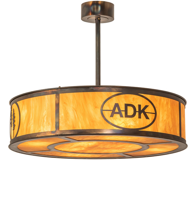 Meyda Tiffany 248310 LED Pendant, Light Burnished Antique Copper