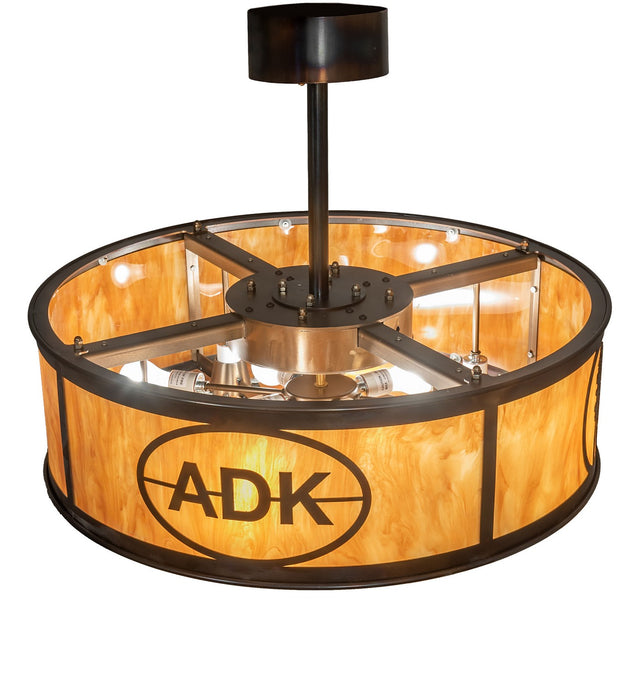 Meyda Tiffany 248313 LED Pendant, Light Burnished Antique Copper