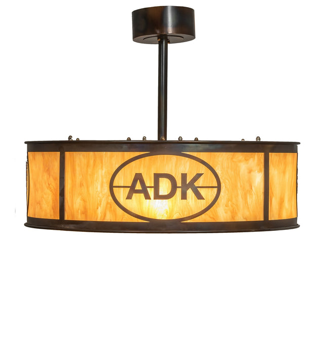 Meyda Tiffany 248313 LED Pendant, Light Burnished Antique Copper