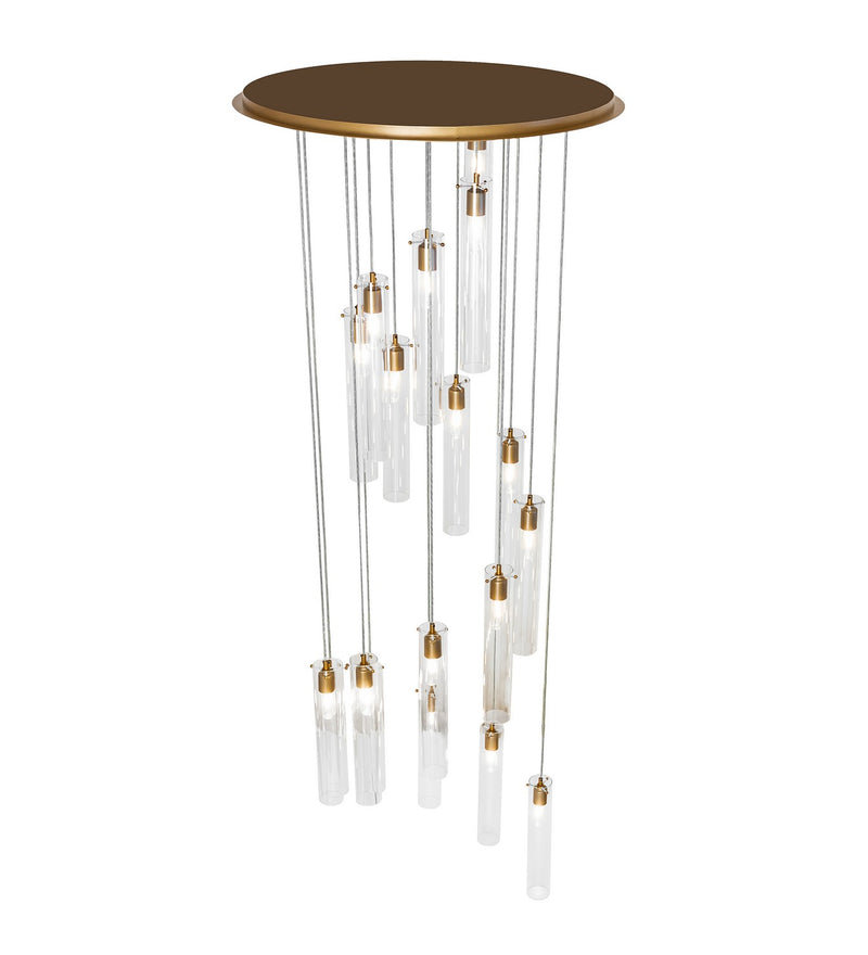 Meyda Tiffany 248697 18 Light Pendant, Gold Metallic