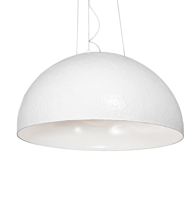 Meyda Tiffany 248901 One Light Pendant, Nickel & Matte White