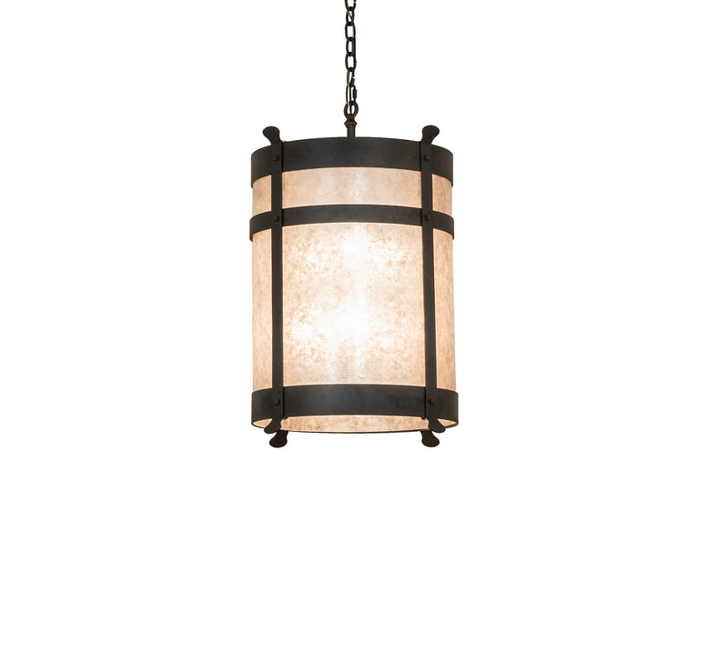 Meyda Tiffany 249769 Six Light Pendant, Old Wrought Iron