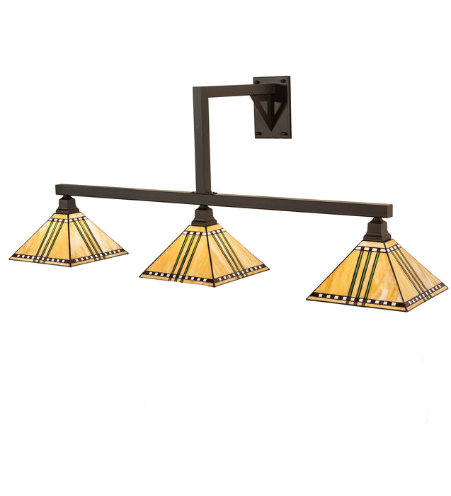 Meyda Tiffany 249911 Three Light Wall Sconce, Oil Rubbed Bronze