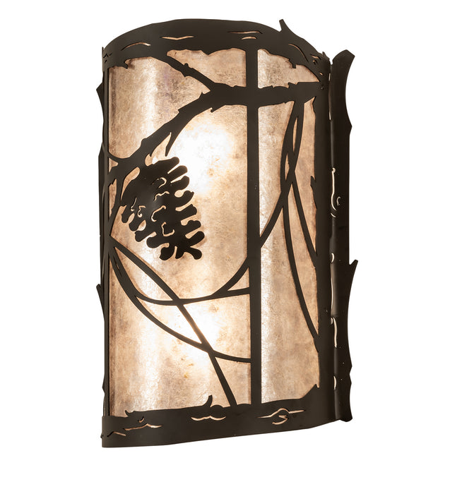 Meyda Tiffany 250481 One Light Wall Sconce, Oil Rubbed Bronze