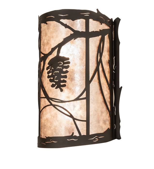 Meyda Tiffany 250756 Two Light Wall Sconce, Oil Rubbed Bronze